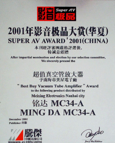 Диплом MINGDA MC34-A